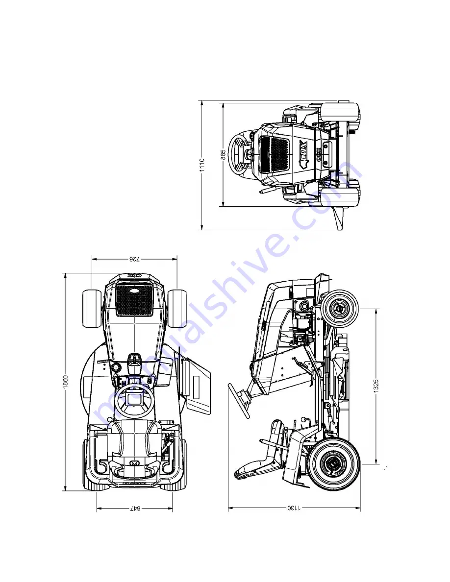 COX Live Axle Drive A16815G Owner'S Manual Download Page 56