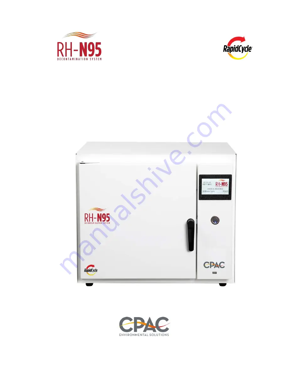 CPAC RapidHeat RH-N95 Operation Manual Download Page 1