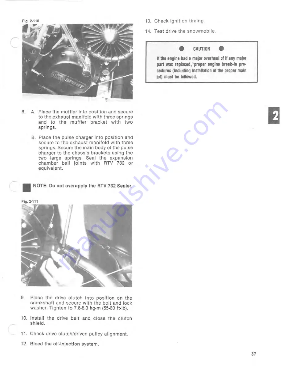 CPC 1987 Arctic Cat Super Jag Service Manual Download Page 40