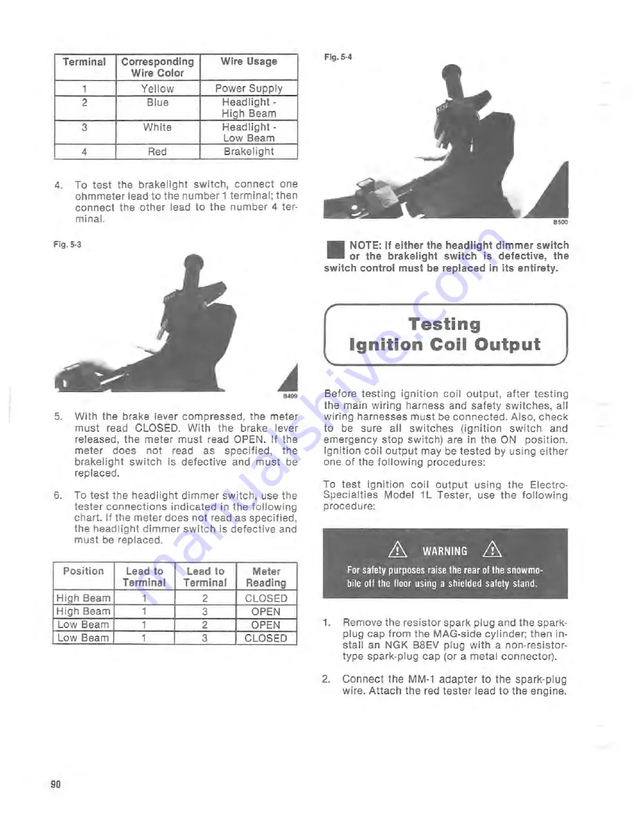 CPC 1987 Arctic Cat Super Jag Service Manual Download Page 93