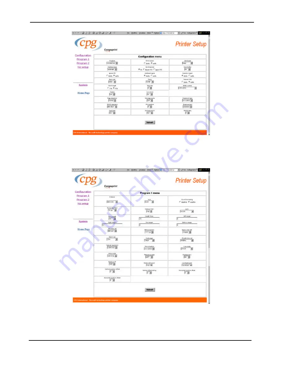 CPG Compuprint SP 40 Maintenance Manual Download Page 76