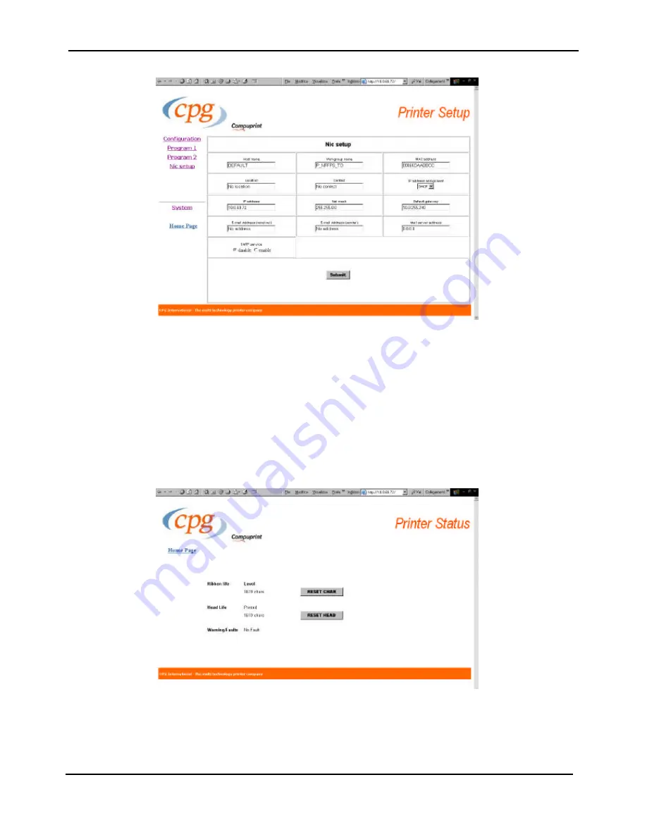 CPG Compuprint SP 40 Maintenance Manual Download Page 77