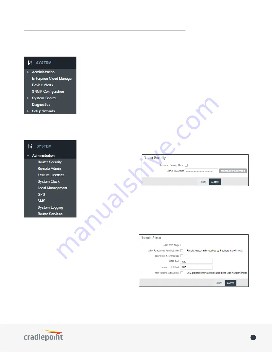 Cradlepoint IBR350 User Manual Download Page 55