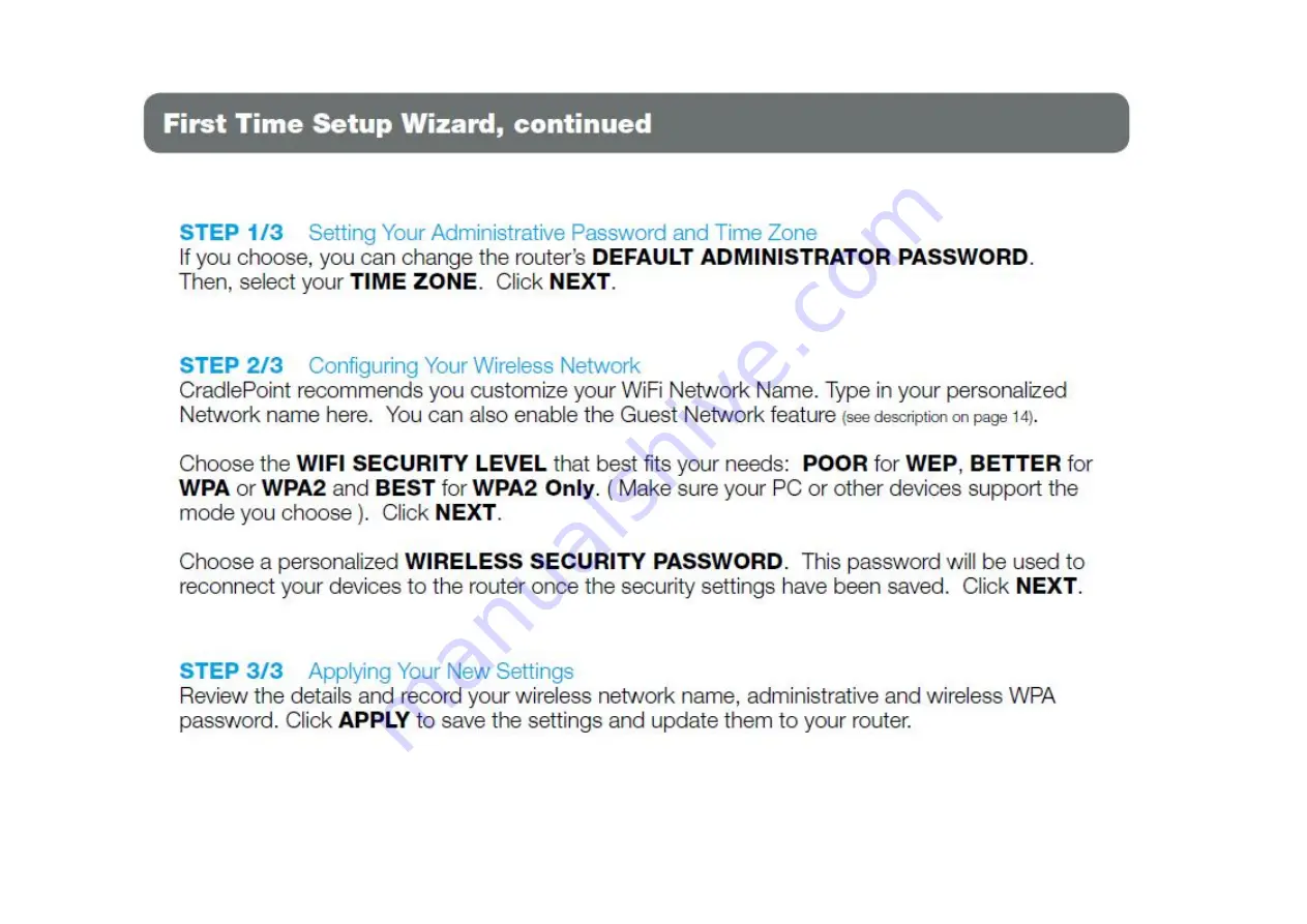 Cradlepoint PHS2000W Manual Download Page 9