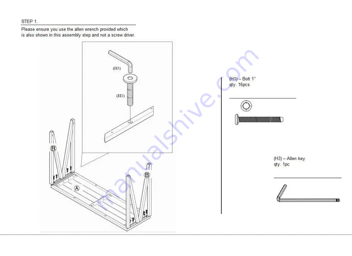 Craft+Main BALI CNO-01281 Assembly Instructions Manual Download Page 5