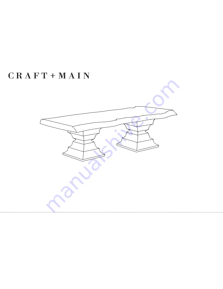 Craft+Main DNT-01263-1 Assembly Instructions Manual Download Page 1