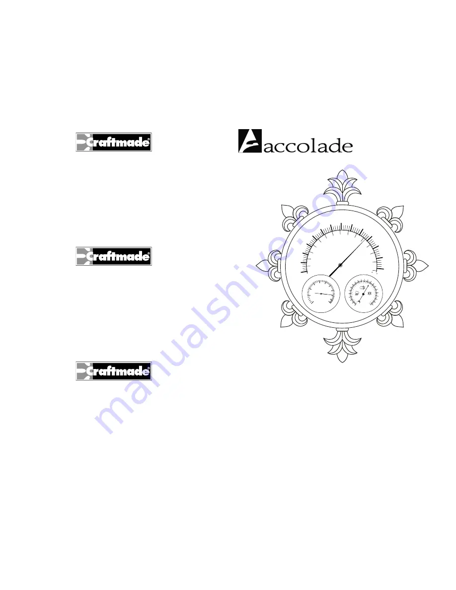 Craftmade Accolade TH001 Instruction Sheet Download Page 1