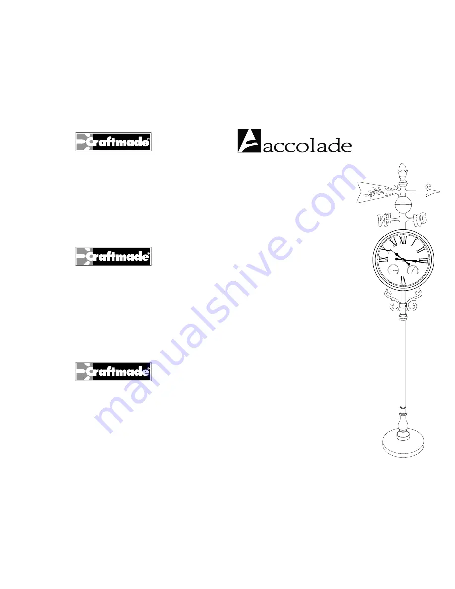 Craftmade Accolade TH003 Assembling Instructions Download Page 1