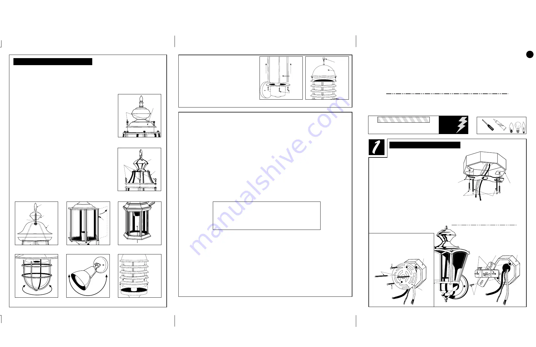 Craftmade Z6010-OBO Mounting Instructions Download Page 1