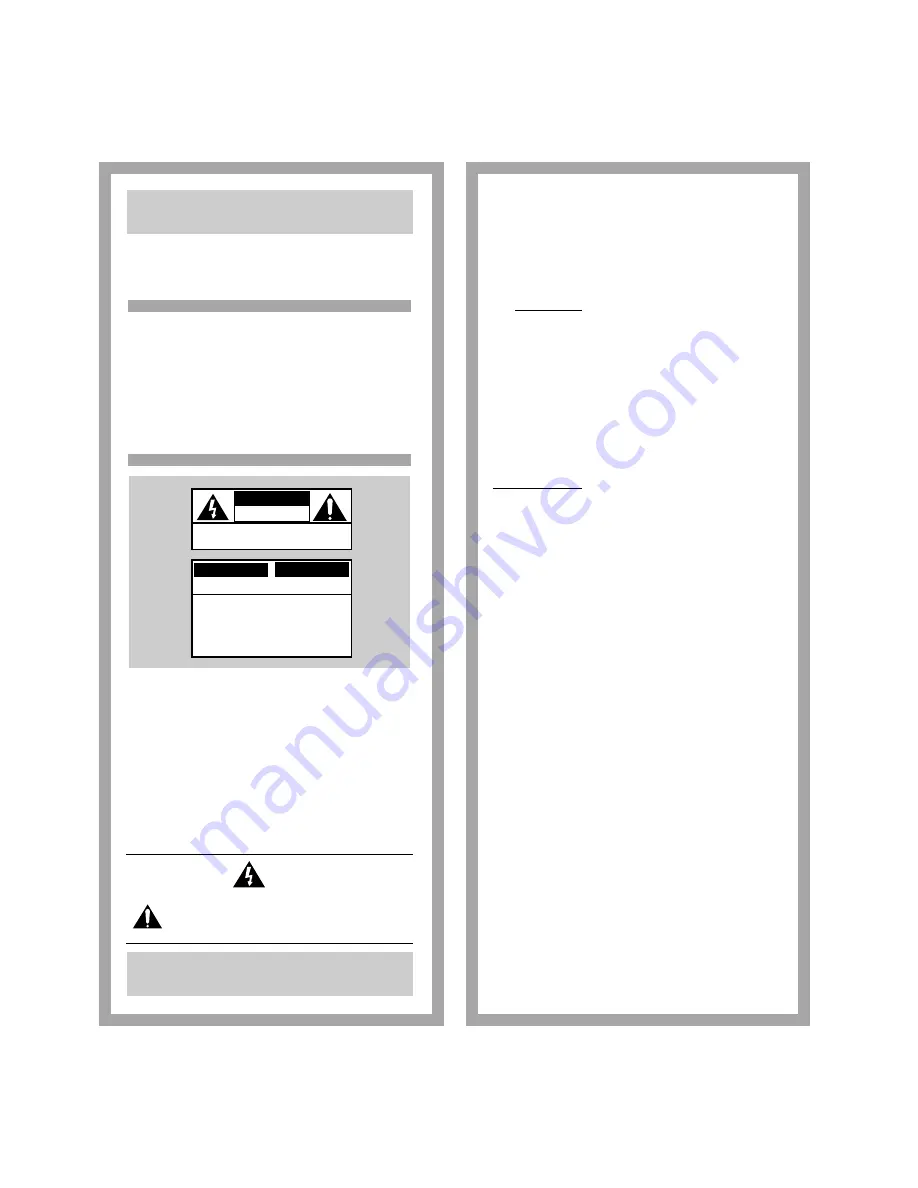 Crate CA 60D Owner'S Manual Download Page 3