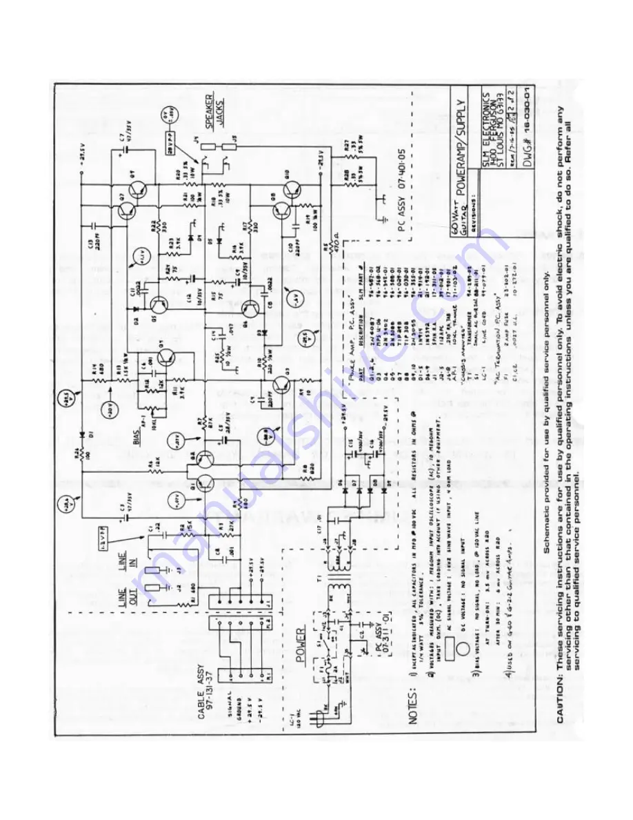 Crate G.212 Owner'S Manual Download Page 6