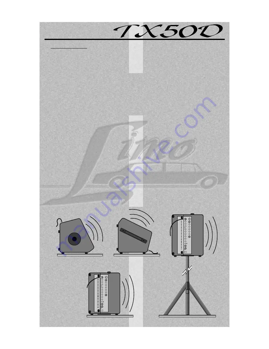 Crate LIMO TX50D Driver Manual Download Page 3