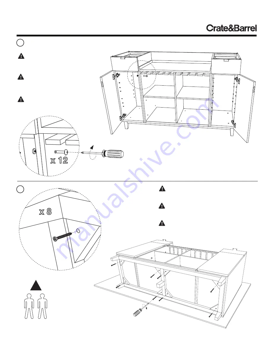 Crate&Barrel Maxine Скачать руководство пользователя страница 3