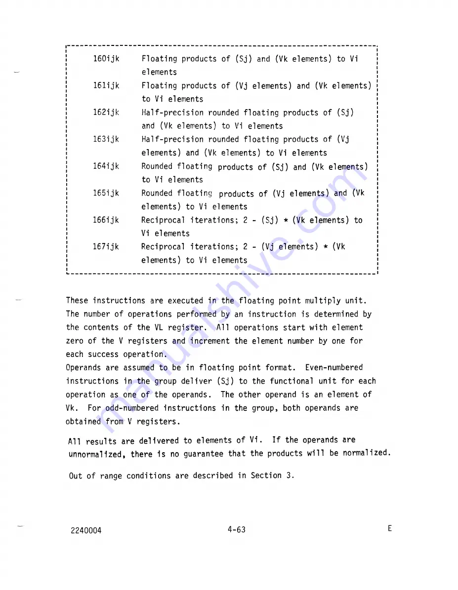 Cray CRAY-1 Hardware Reference Manual Download Page 149