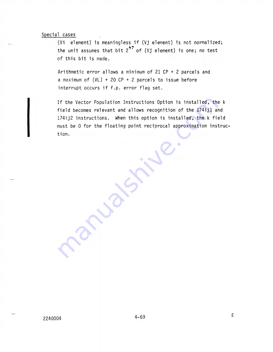 Cray CRAY-1 Hardware Reference Manual Download Page 155