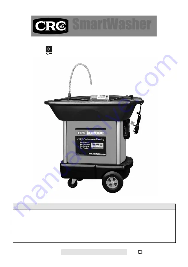 CRC SmartWasher SW-23-RGB User Instruction Manual Download Page 541