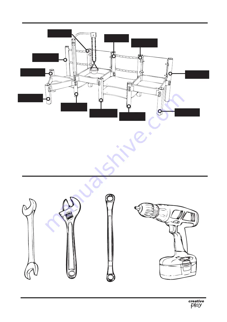 Creative Play MUD KITCHEN  Maxi Installation Instructions Manual Download Page 3