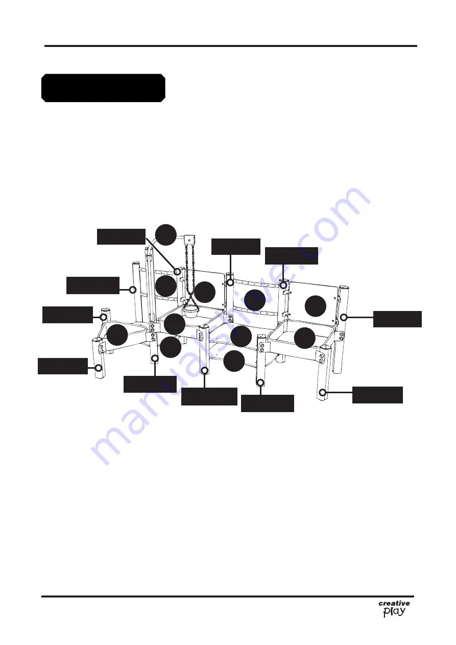 Creative Play MUD KITCHEN  Maxi Installation Instructions Manual Download Page 6