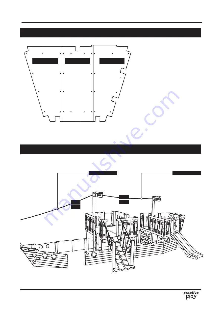 Creative Play THE CAPTAIN Installation Instructions Manual Download Page 11