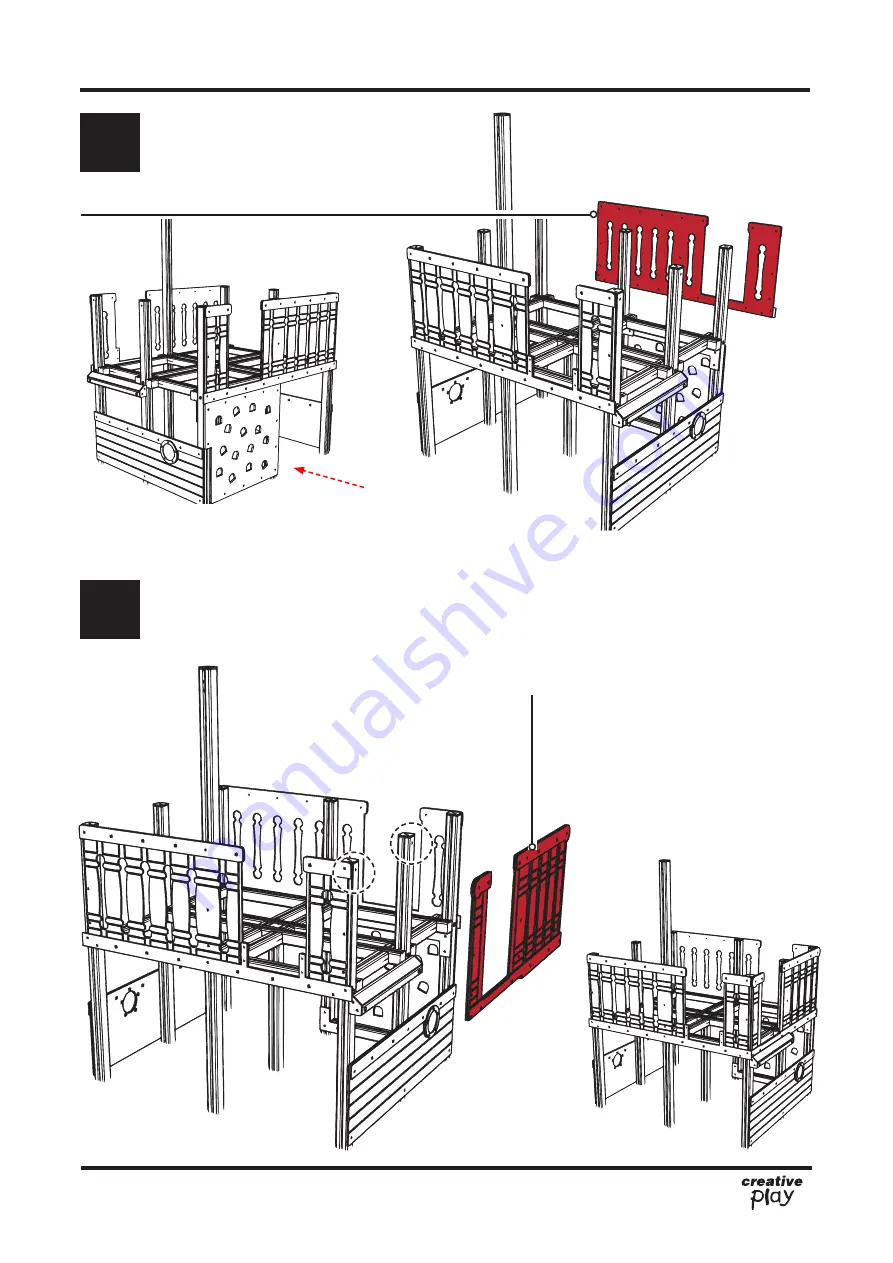 Creative Play THE CAPTAIN Installation Instructions Manual Download Page 30