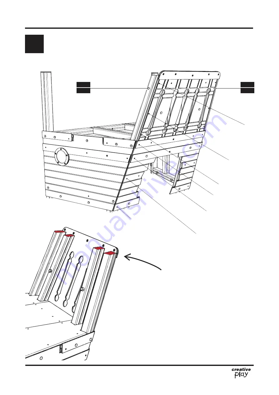 Creative Play THE CAPTAIN Installation Instructions Manual Download Page 42