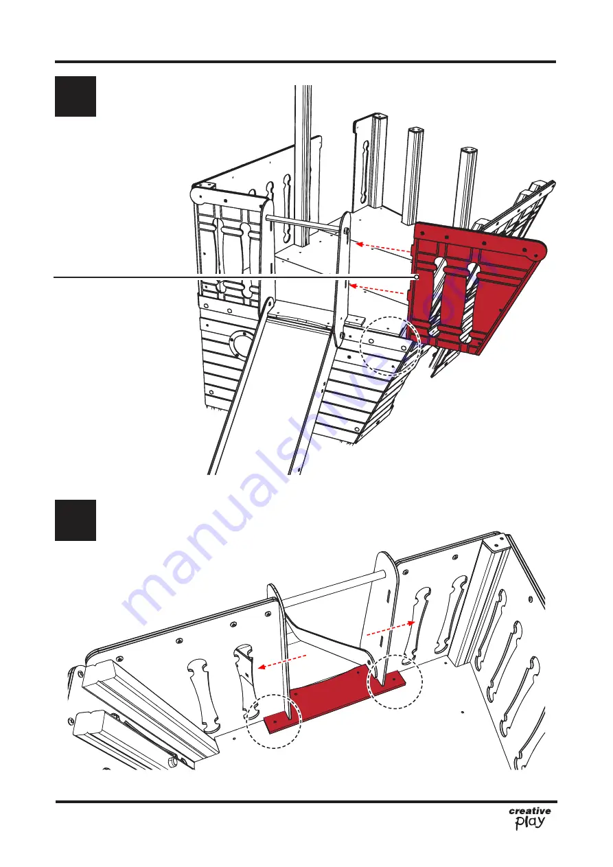 Creative Play THE CAPTAIN Installation Instructions Manual Download Page 45