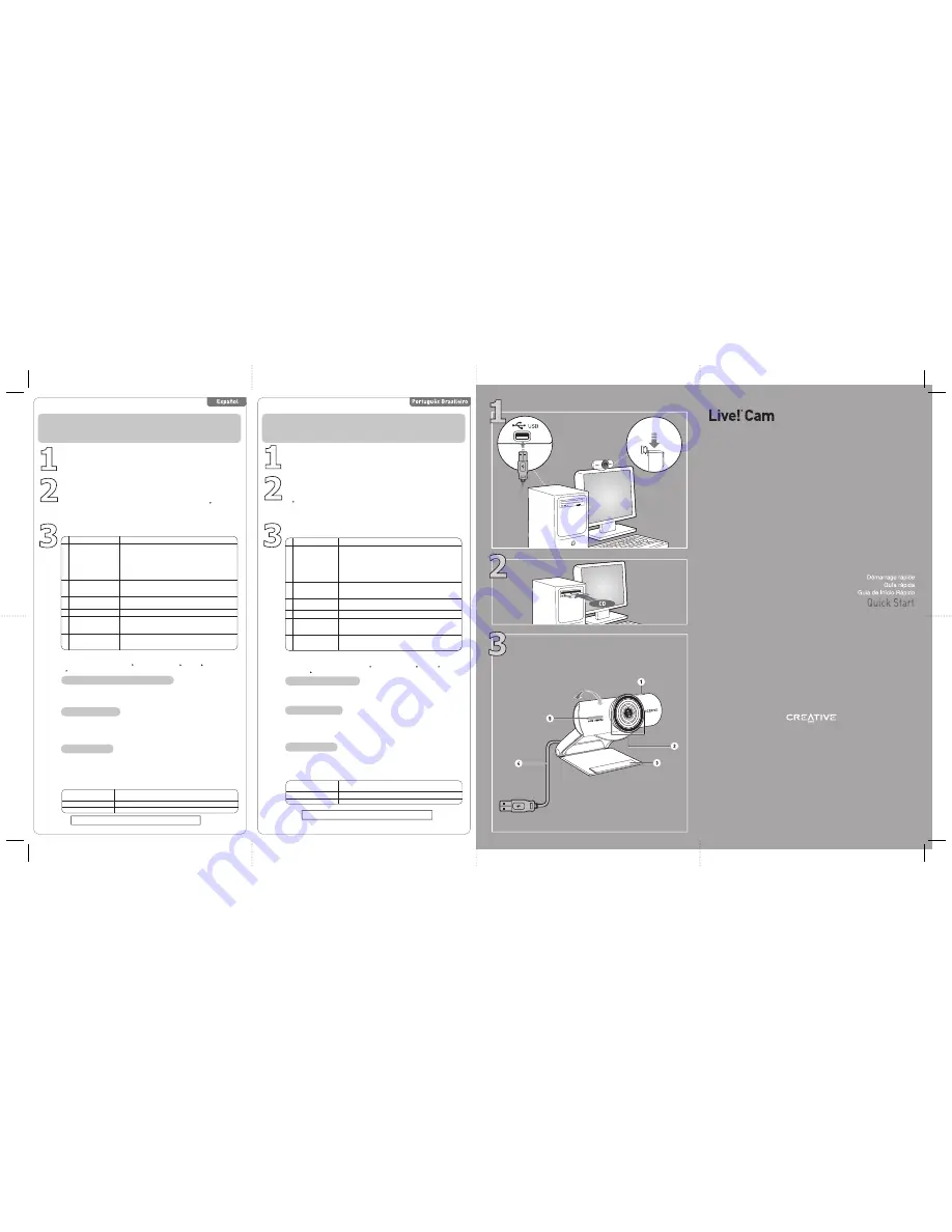 Creative Live Cam Socialize HD AF Manual Download Page 1