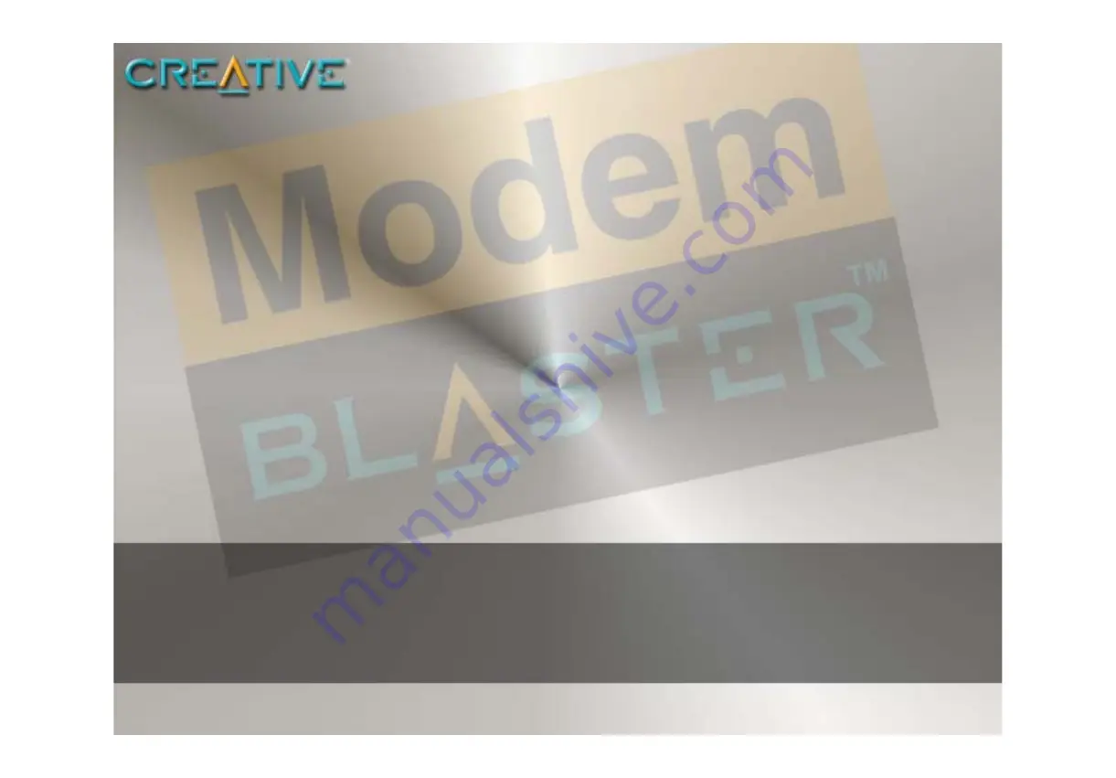 Creative Modem BLASTER USB DE5771 Getting Started Download Page 19