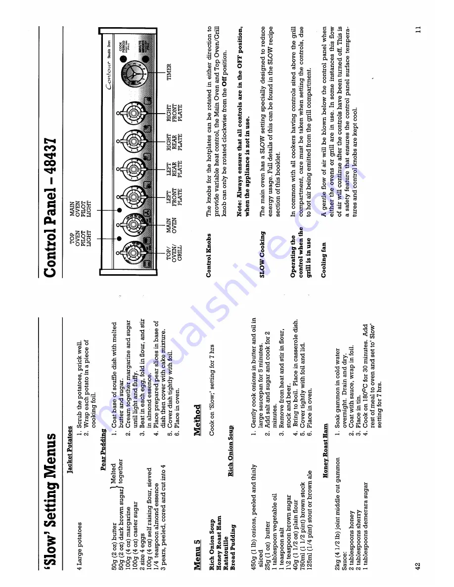 Creda Contour 48437 Instruction And Recipe Book Download Page 11