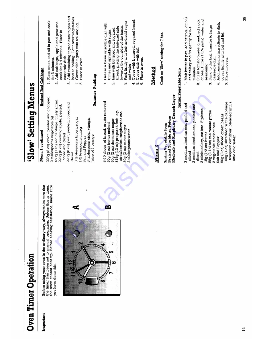 Creda Contour 48437 Instruction And Recipe Book Download Page 14