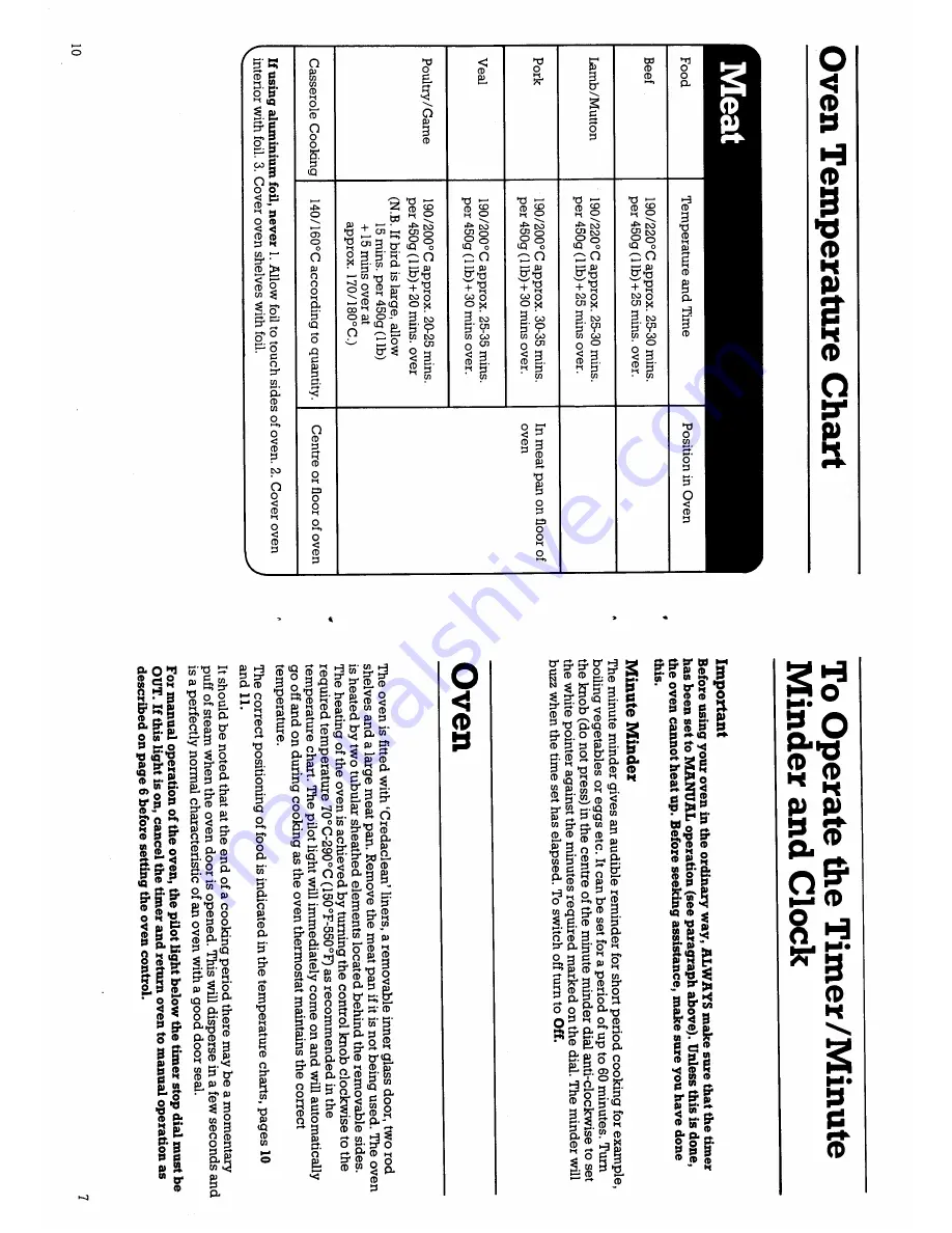 Creda HB49401 Instructions Manual Download Page 7