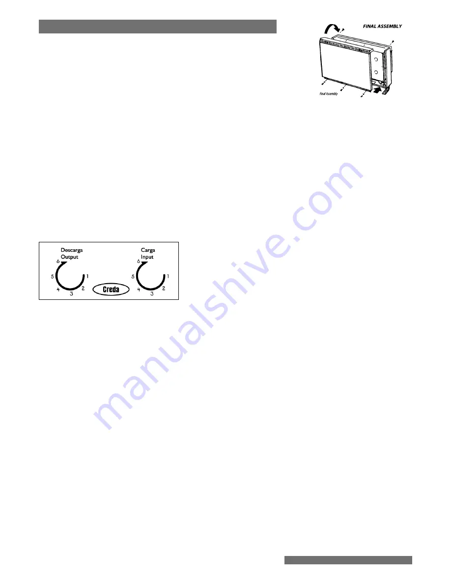 Creda Newera TSR12AW Assembly Instruction Manual Download Page 8