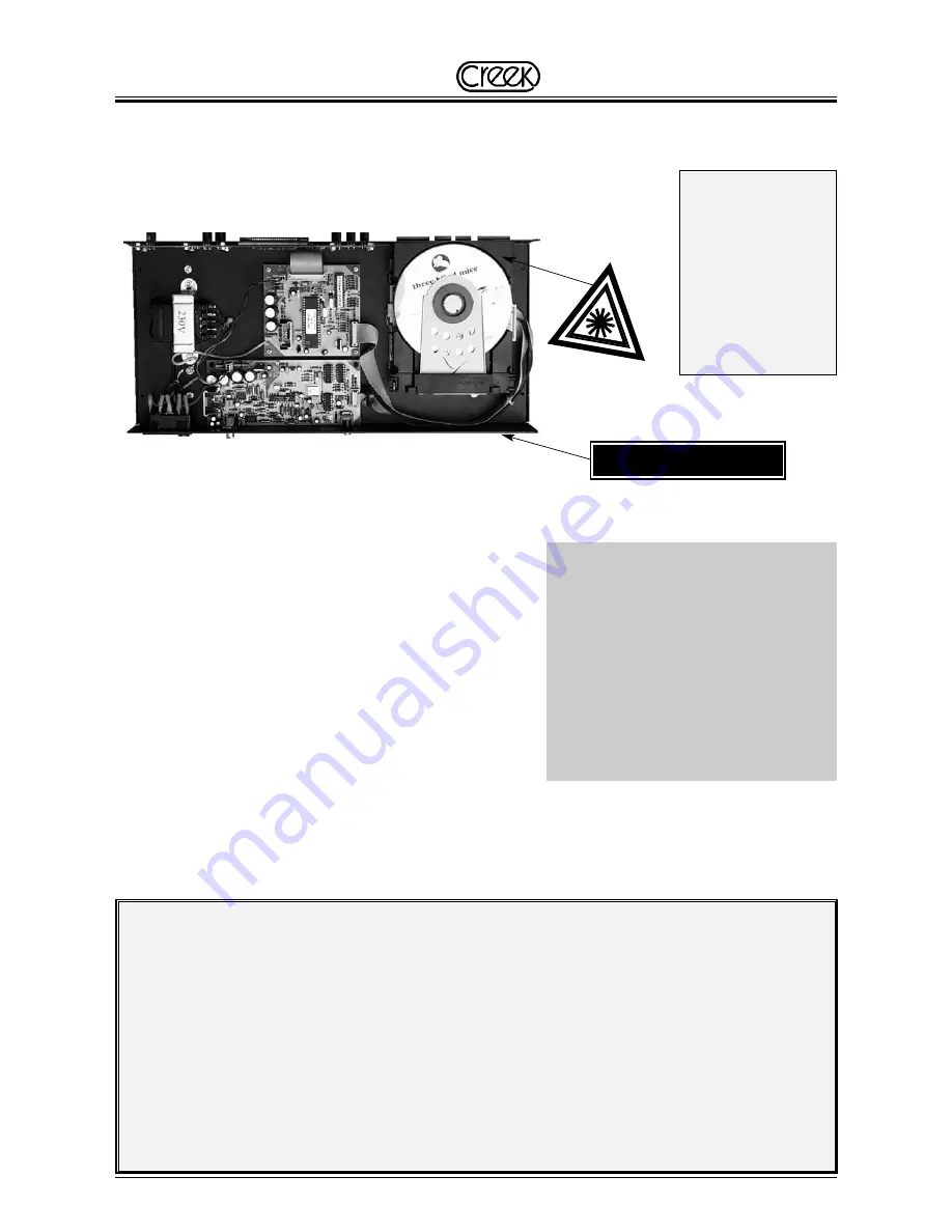 Creek Audio CD43 mk 2 Operating Instructions Manual Download Page 3