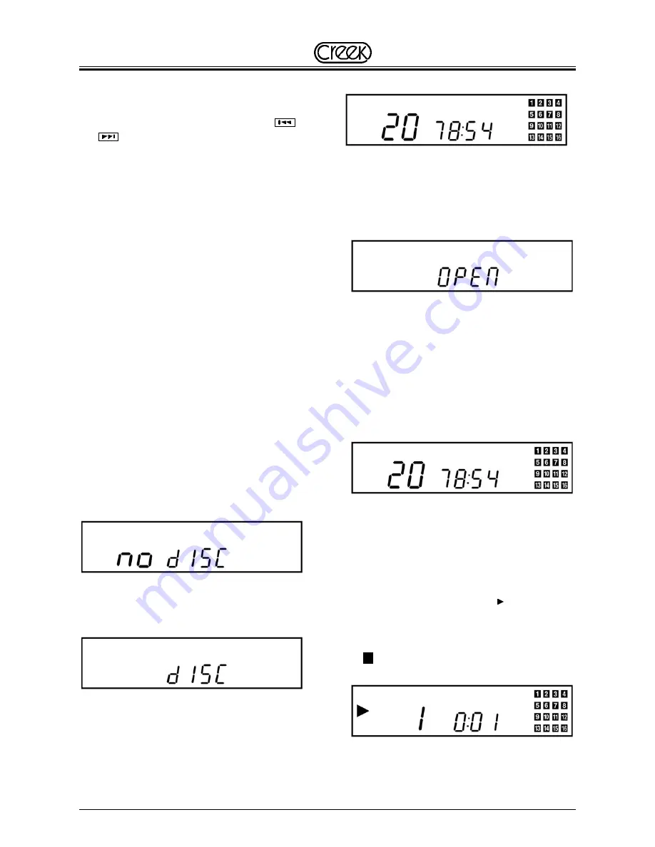 Creek Audio CD43 mk 2 Operating Instructions Manual Download Page 9