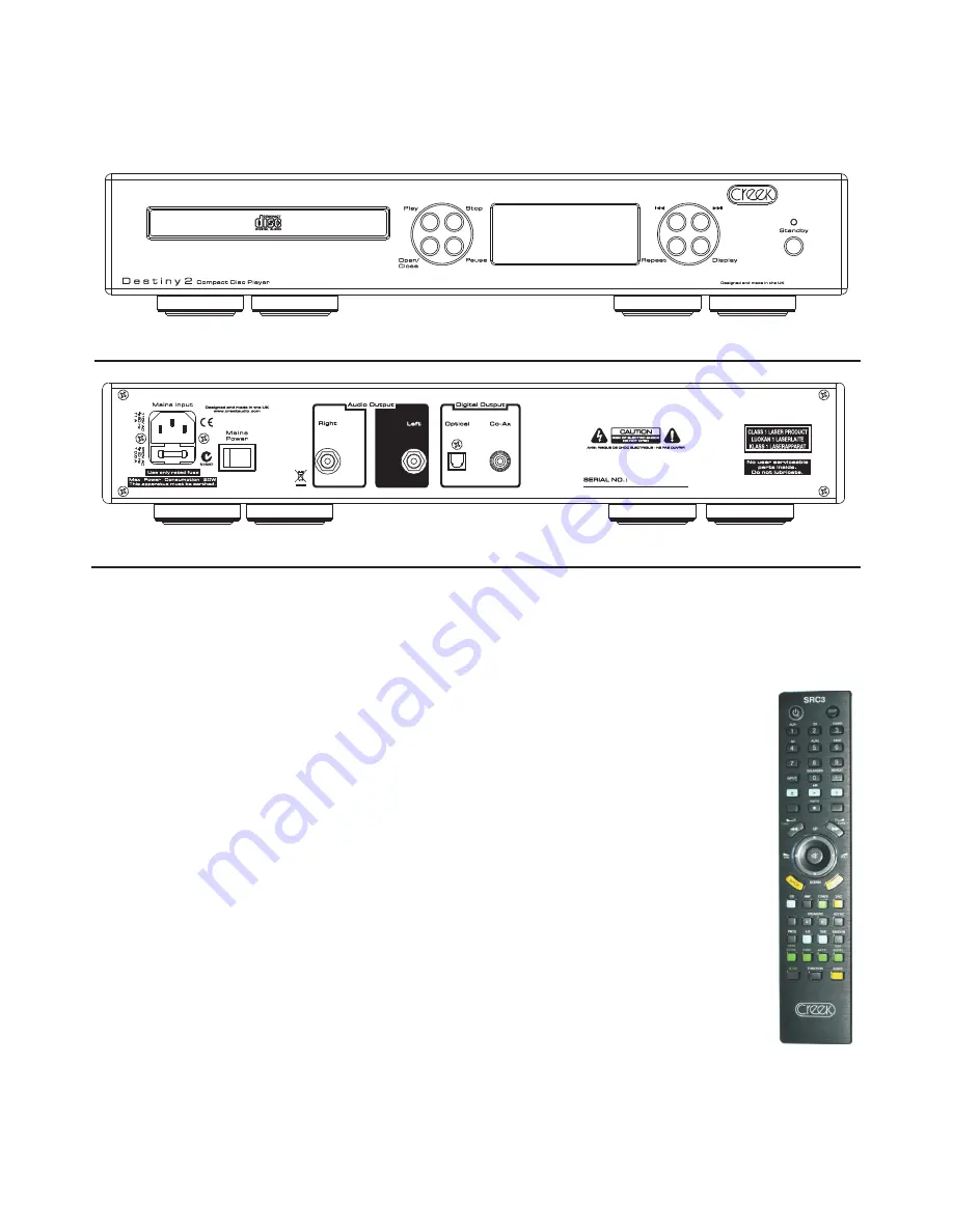 Creek Audio Destiny 2 Operating Instructions Download Page 2