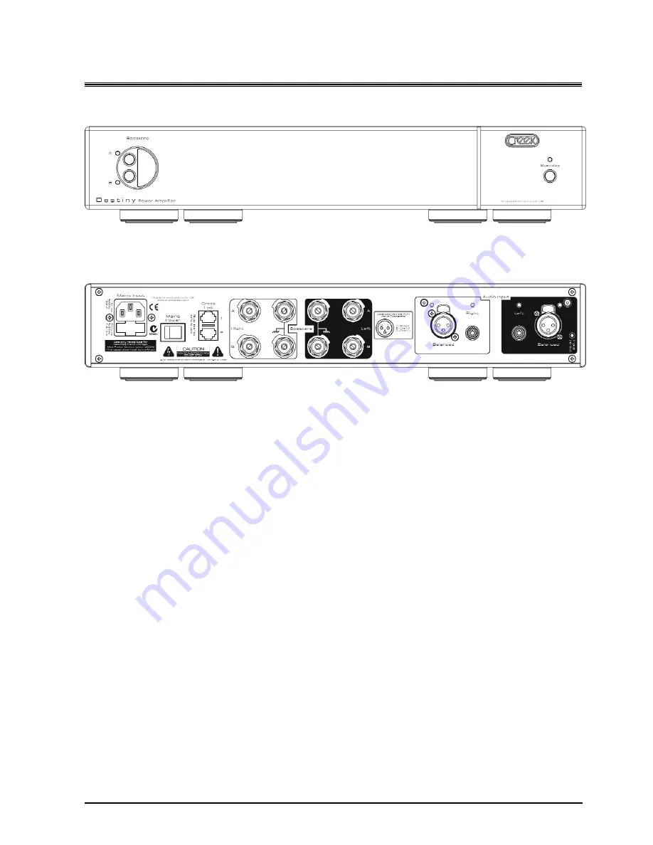 Creek Audio Stereo Power Amplifier Скачать руководство пользователя страница 2
