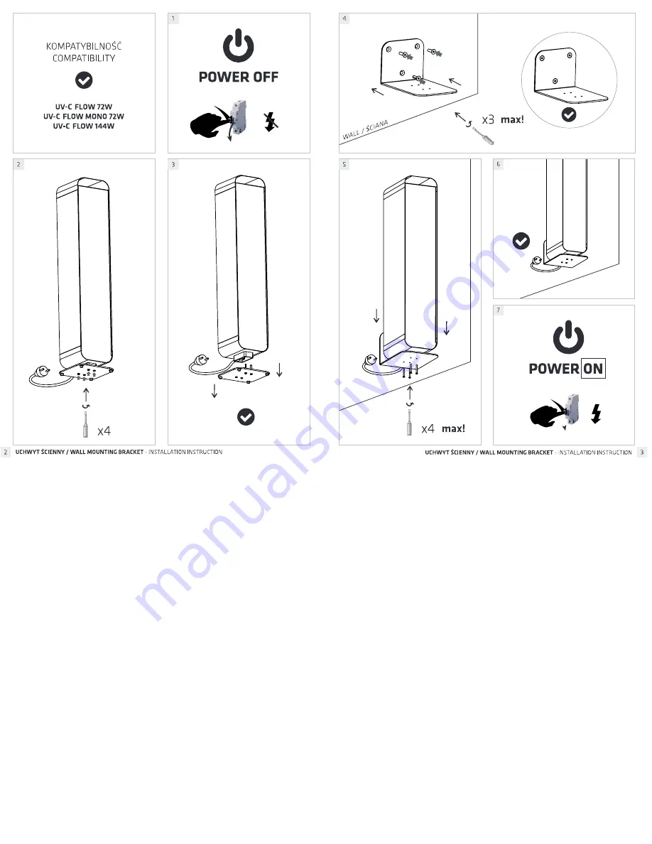 Creek Audio UV-C FLOW 72W MONO User Manual Download Page 10