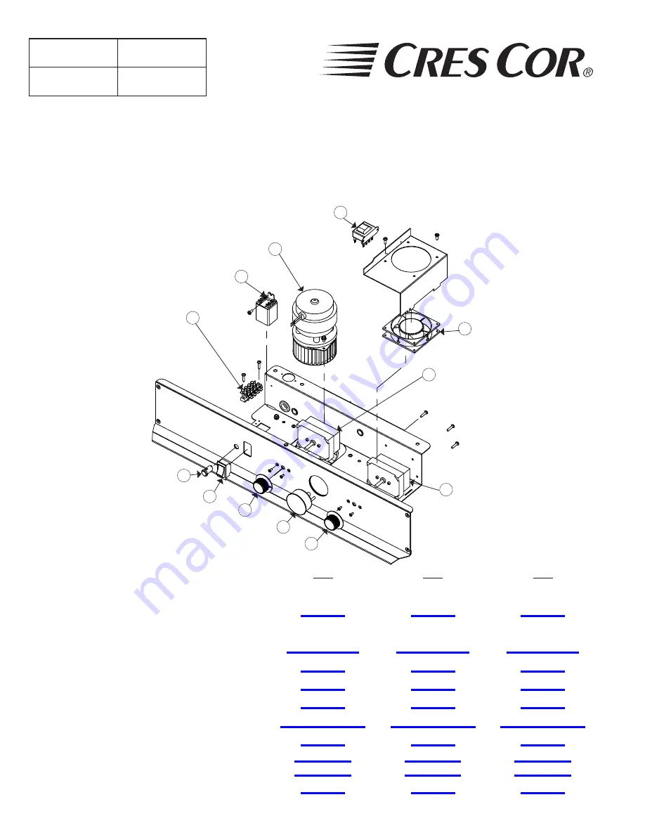 Cres Cor H137WSRR-C Series Operating And Maintenance Instructions Manual Download Page 10