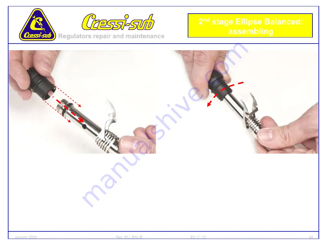 Cressi-sub 2nd Stage Ellipse Balanced Скачать руководство пользователя страница 44