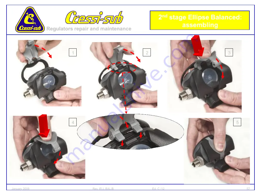 Cressi-sub 2nd Stage Ellipse Balanced Скачать руководство пользователя страница 57