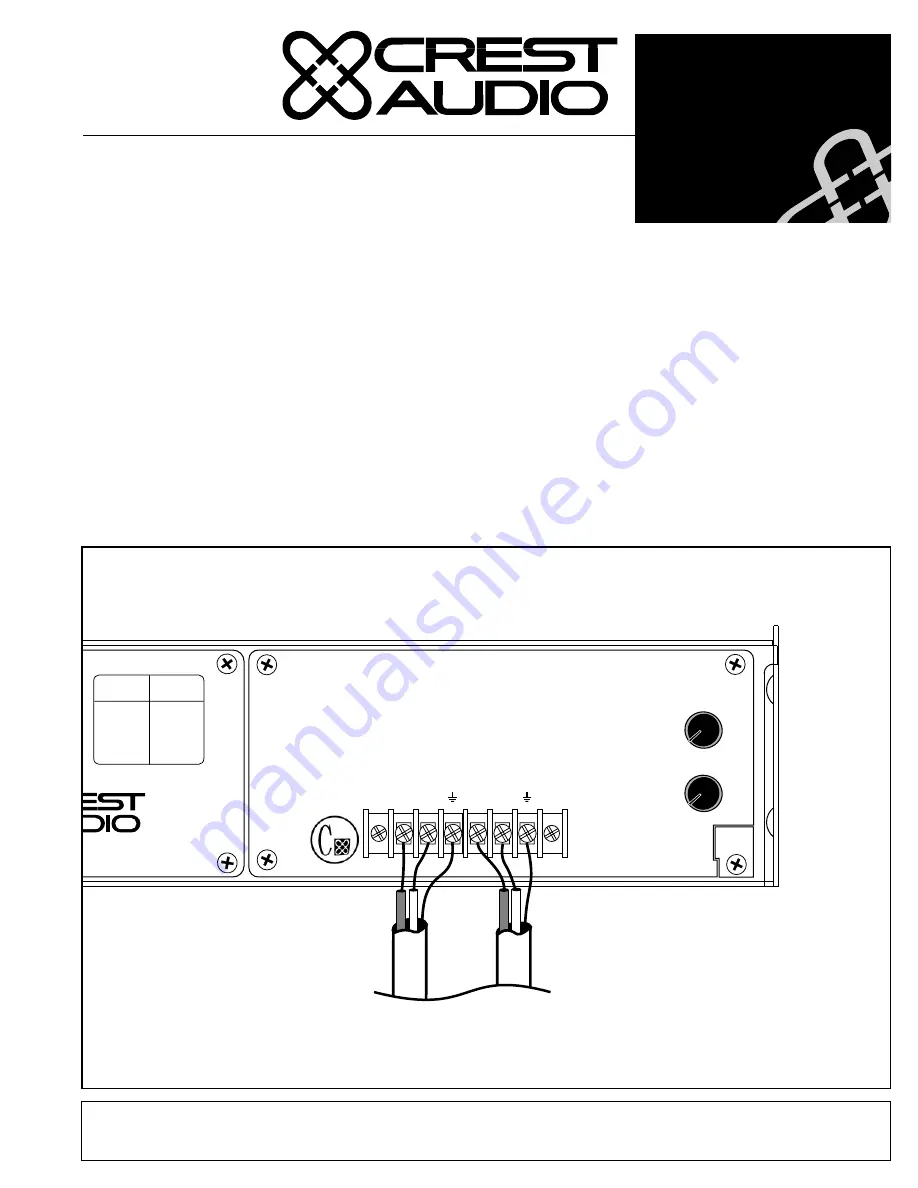 Crest Audio CC-IPB Скачать руководство пользователя страница 1