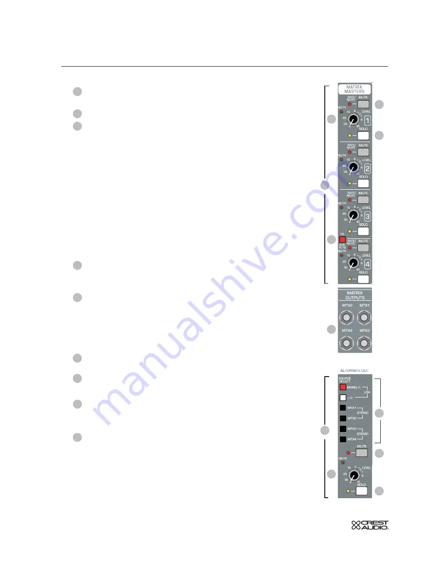 Crest Audio Digital Mixer CV 20 Owner'S Manual Download Page 28