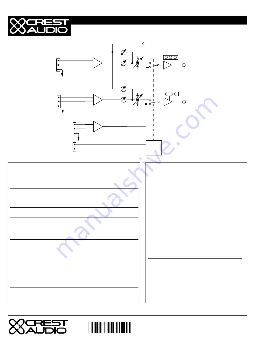 Crest Audio NC-IPE - TECHNICAL Скачать руководство пользователя страница 2