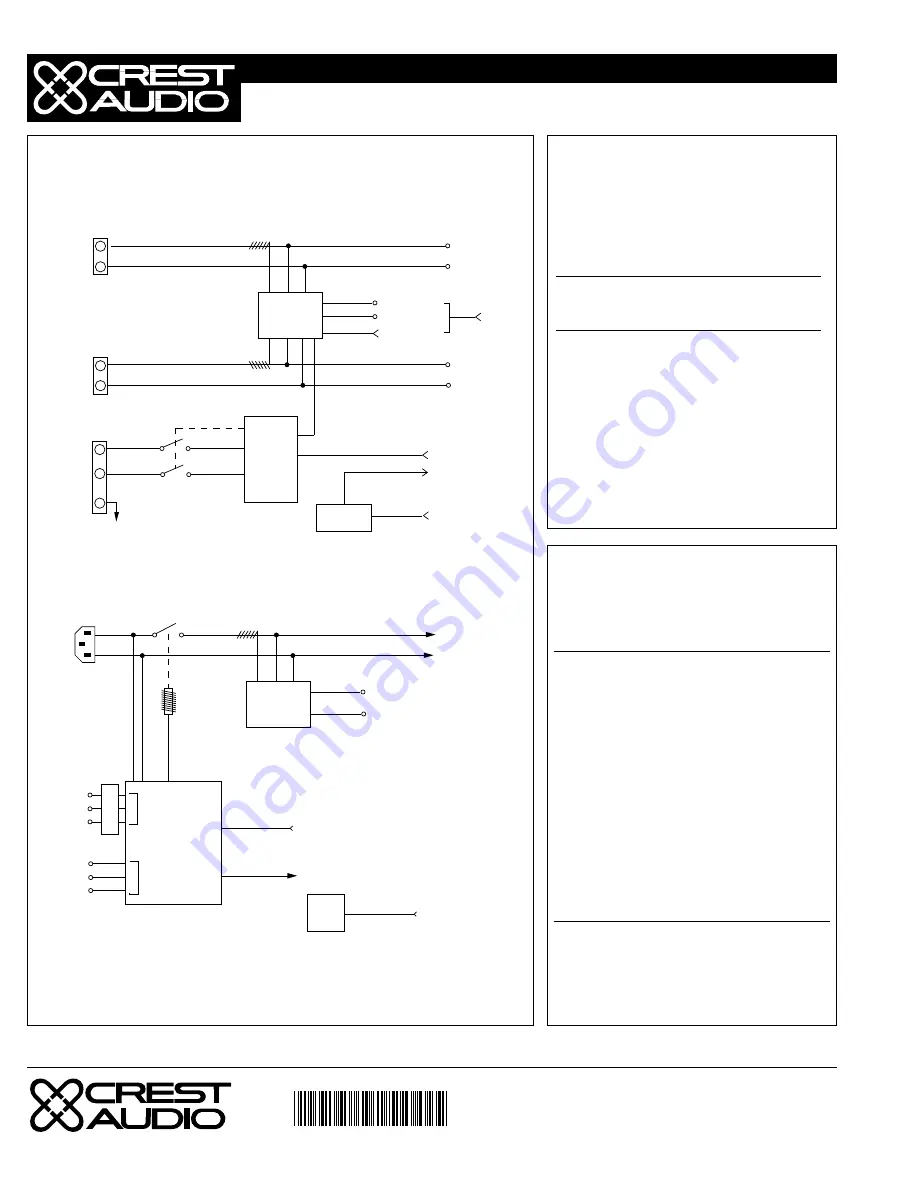 Crest Audio NC-SLM - TECHNICAL Скачать руководство пользователя страница 2