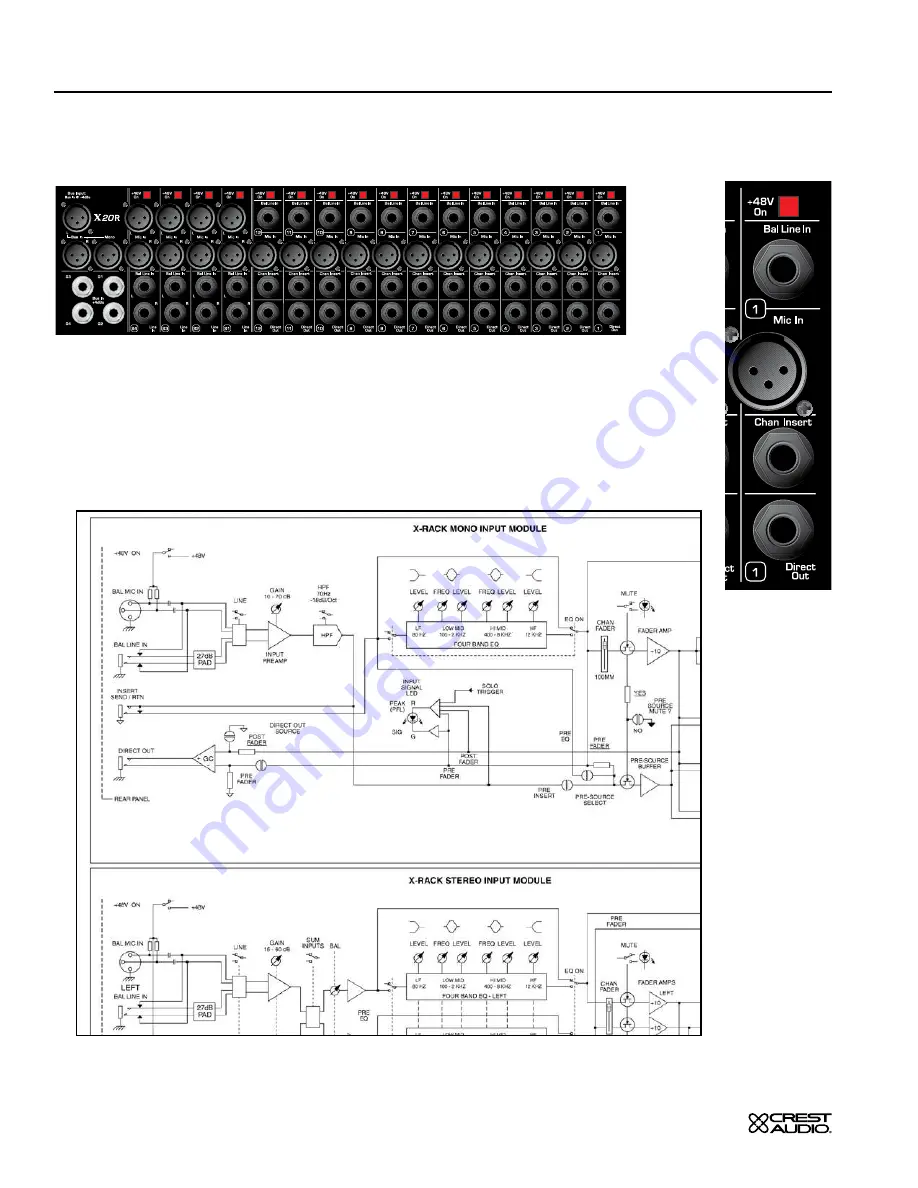 Crest Audio X 18R Owner'S Manual Download Page 20