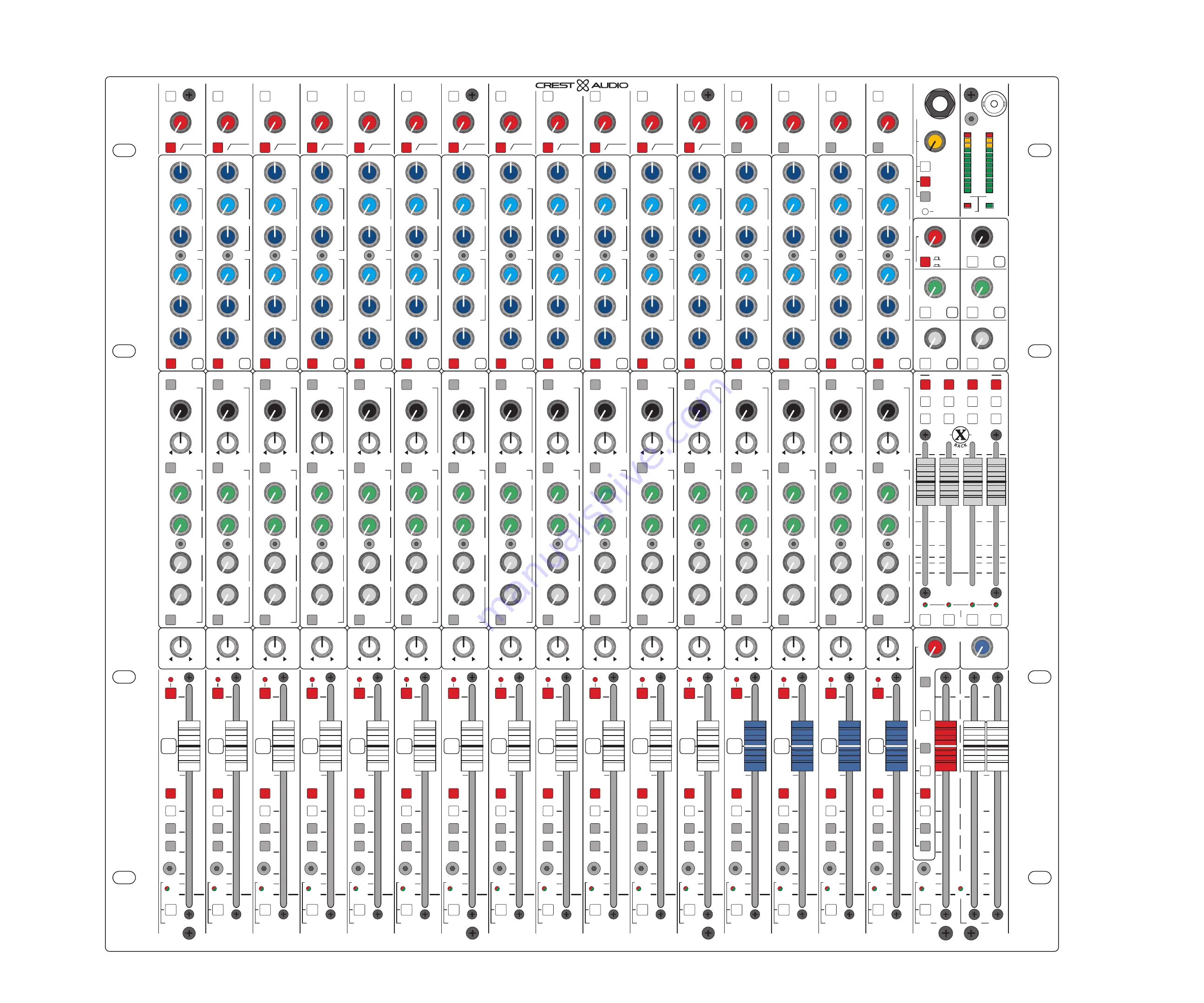 Crest Audio X-RACK XR-20 - Schematic Diagrams Download Page 2