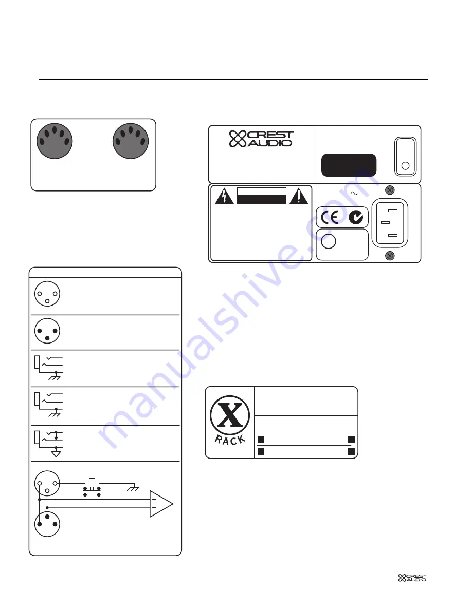 Crest Audio X-RACK XRM Скачать руководство пользователя страница 38