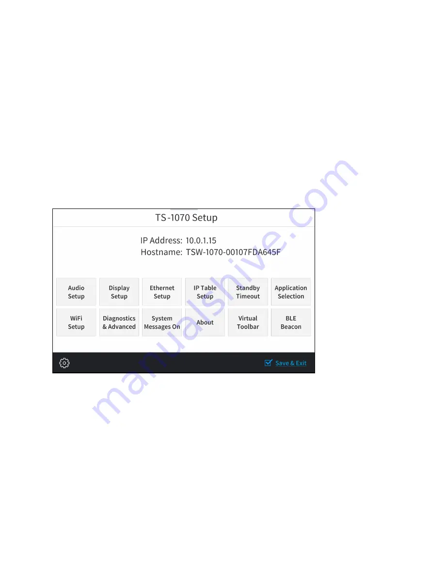 Crestron Electronics TS-1070 Product Manual Download Page 86