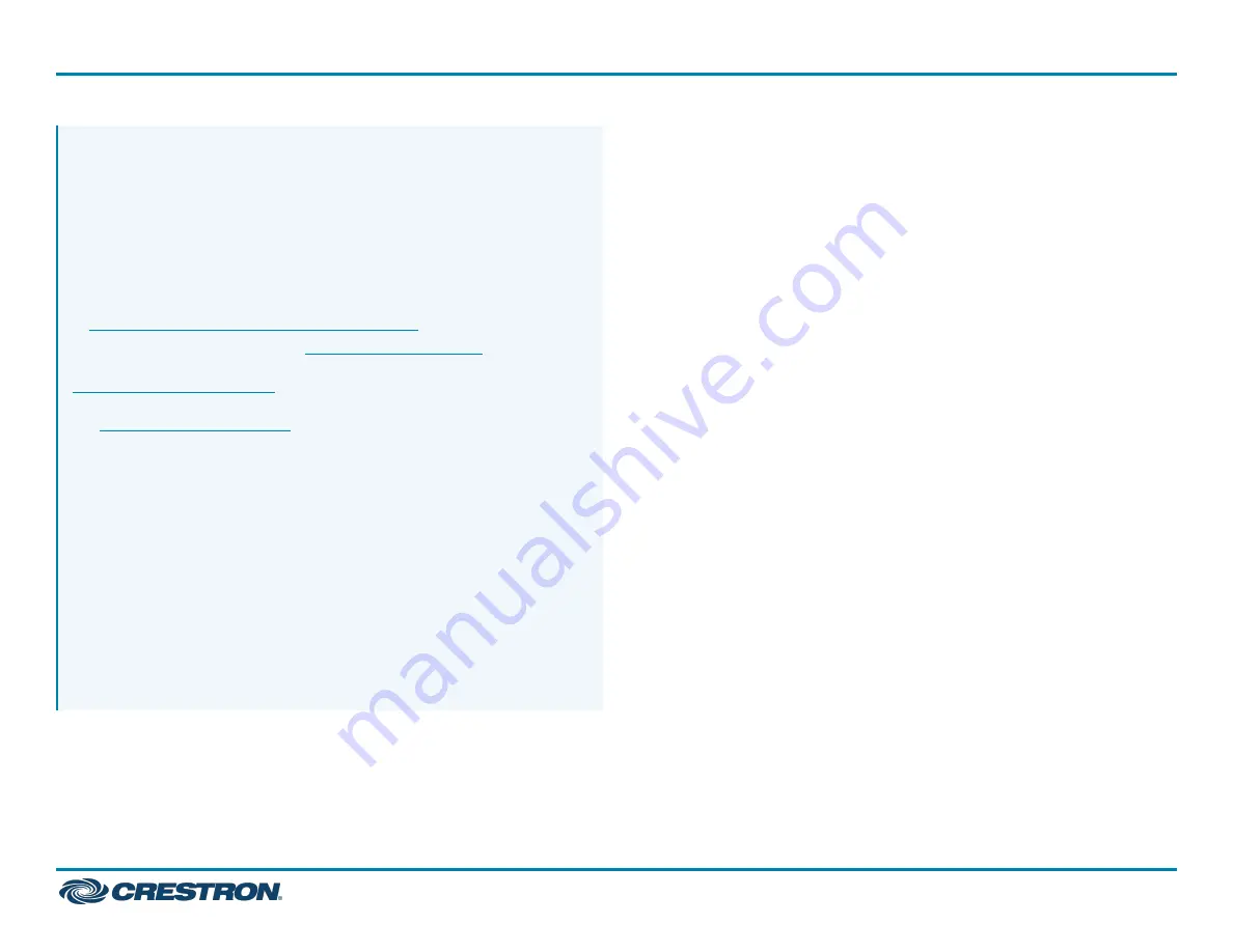 Crestron AirMedia AM-USB-WF Quick Start Manual Download Page 6