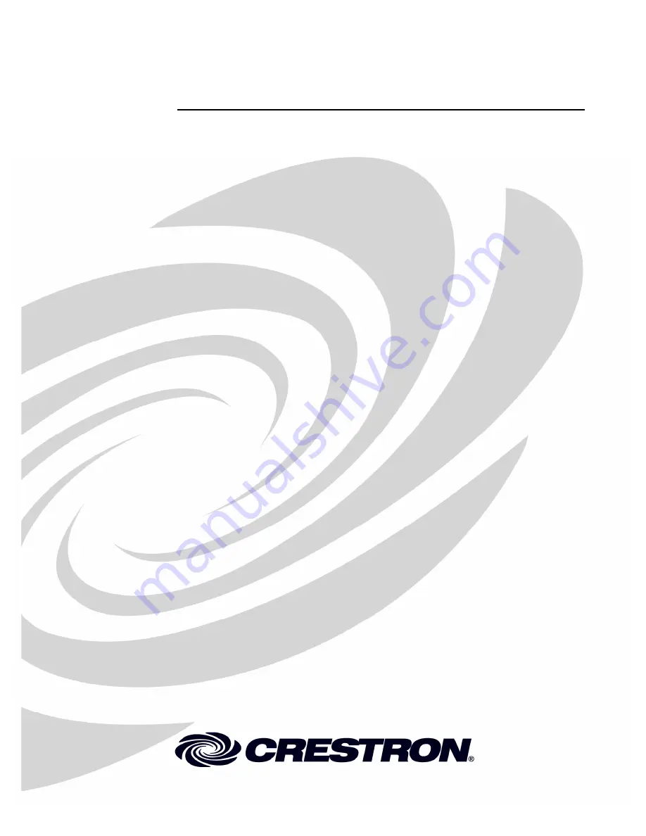 Crestron AMP-2210S Operations & Installation Manual Download Page 1